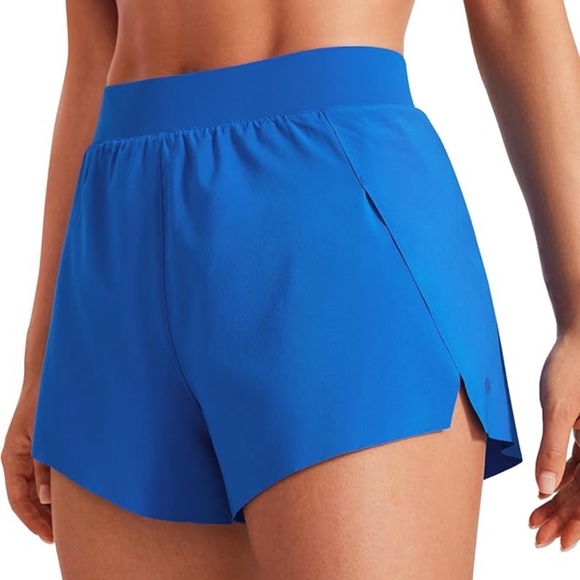 CRZ YOGA Running Shorts for Women High Waisted V Split size S - Picture 1 of 6
